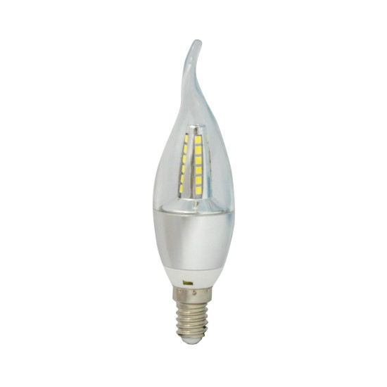 LAMPADA LED VELA CHAMA E14 6500K  BRANCO FRIO 4W